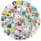 100 Pack Waterproof Vinyl Stickers for Kids & Teens - Aesthetic VSCO Stickers for Water Bottles, Laptops, Hydro Flasks - Cute Durable Decals for Girls (No Duplicates)