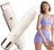 Bikini Trimmer für Frauen Schamhaare Rasierer Damen, 2 in 1 Eletctric Rasierer Intimrasierer für Frauen Wiederaufladbarer - IPX7 Wasserdicht Bikini Trimmer für Achselbein Arm Körper Gesicht (Weiß)