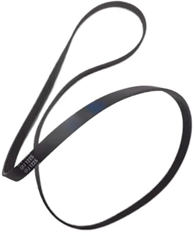 Correa de transmisión de goma for lavadora (5EPJ1225), circunferencia de 1225 mm, compatible con lavadoras Hoover Candy, modelos 41039460 y 41021973.