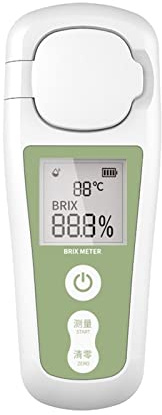 Refraktometer, Auto 35% 55% digitaler Refraktometer Zuckermesser Hydrometer Honig Fruchtsaft Wein Messung Instrument Saccharimeter(0-55)