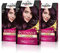 Palette Intensive Creme Color 4-99 Violín, tinte de pelo permanente con aceite de macadamia y almendras, cubre el 100% de las canas y raíces, para un color radiante, Pack 3
