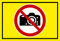 Melis-Folienwerkstatt Schild - Fotografieren verboten - 60x40cm - Bohrlöcher - 3mm Aluverbund – S00355-032-C 20 VAR