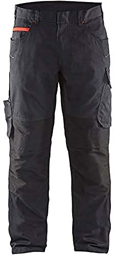 Blakläder 149613304599D108 Service Bundhose mit Nageltaschen Größe in Olivegrün/Schwarz, D108