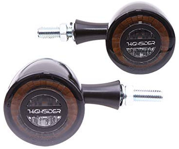 HIGHSIDER Rocket Bullet Motorrad LED Blinker (2er-Pack), E-geprüft