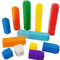 RAINBOW TOYFROG Mathematik-Manipulatives Zählwürfel, pädagogische Zahlenblöcke, Klassenzimmer-Spielzeug, Kindergarten-Lernmaterialien, Heimschulbedarf, Set mit 100 Mathematikwürfeln für Kinder ab 3