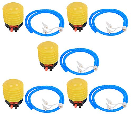 RiToEasysports 5 Stück Fußpumpe für aufblasbare Gegenstände, Fußluftpumpe, 11,4 cm Inflator für Hochzeiten, Festivals, Ballon, Yoga, Ballon, Yoga, Ball, Yoga, Zubehör