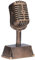 Fishawk 6 Mikrofon-Trophäe, Mini Music Award Trophy Singing Awards, Tischplatten-Harzmikrofon-Trophäe Dekorative Karaoke-Gesangswettbewerbsparty