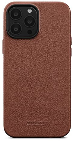Woolnut Leather Case Cover for iPhone 13 Pro Max - Black