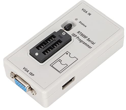 ASHATA RT809F Programmierer, PC TV Display Programmierer Notebook BIOS Brenner Automatische Erkennung One Key Read Write Decoder, VGA USB Input VGA HDMI Output