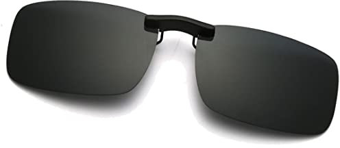 Long Keeper Polarisierte Sonnenbrille Clip für Brillenträger - Sonnenbrillen Aufsatz Brille Herren Damen, Sonnenbrillen Clip zum Fahren Angeln Outdoor