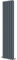 Radbliss Oval Column Vertical Radiator 1800x354mm Anthracite Double Central Heating Upright Tall Designer RAD