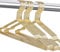 AKOLAFE 30 Stück Kleiderbügel Kinder Gold Kinderkleiderbügel Metall 40cm Lange Kleiderbügel Platzsparend Babykleiderbügel Belastbar mit Schwerer Kleidung Drahtkleiderbügel für Ordnung, Erwachsene