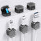 AhaStyle Magnetischer Kabel-Organizer [1s Schloss] 6 Pack Kabel Kabelhalter Clips Starke Klebstoff Kabel Kabel Keeper Verstecken Draht Kabel Organizer für Nachttisch Küche Auto Büro (Schwarz)