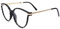 AOOLIA Blaulichtfilter Brille für Damen Herren, TR90 Frame Anti-Blaufilter Brille Computer Gaming Ohne Stärke Brille (Schwarz)