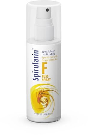 Spirularin F Fußspray 100ml - das Original von ocean pharma | Spezialpflege mit Pilzschutz | mit dem patentierten Mikroalgenwirkstoff Spiralin