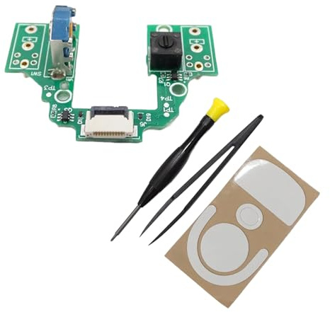 Uqezagpa Motherboards Microswitch Button Module Hot Swap Button Board for GProX Superlight 2, Tools, Feet Pad Hot Swappable Keyboard PCB