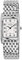 Dugena Damen-Armbanduhr 7000120 Quadra Artdeco, Quarz, weißes Zifferblatt, Edelstahlgehäuse, Saphirglas, Edelstahlarmband, Doppelfaltdrückerschließe, 5 bar