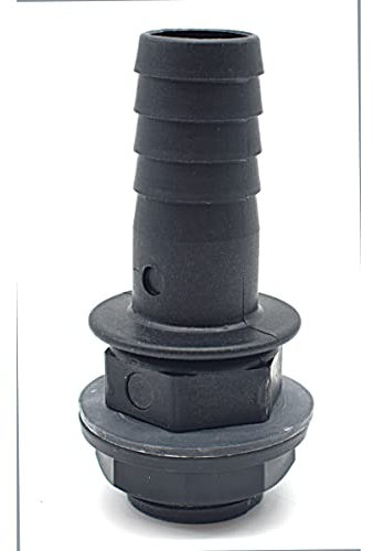 Trop Plein embout droit cannelé 25mm