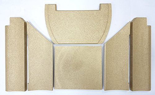 Contura Handöl Skamol-Set zu 600er-Serie 391168 ohne Seitenscheiben