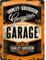 Nostalgic-Art Plaque Vintage Harley-Davidson Garage – Idée de Cadeau pour Les Fans de Moto, en métal, Design Retro pour la décoration, 15 x 20 cm