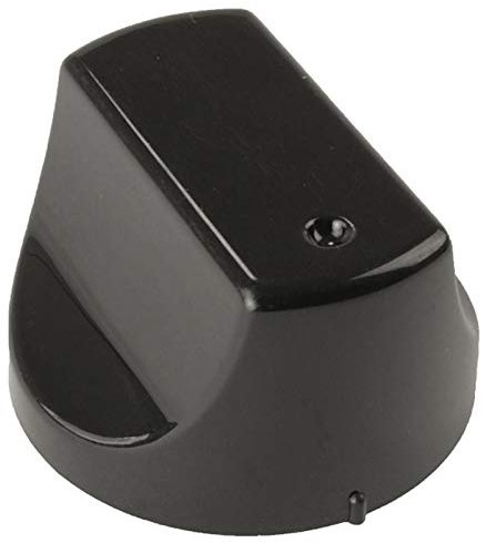 SPARES2GO Bouton de Commande compatible avec Hotpoint Cuisinière (Noir)