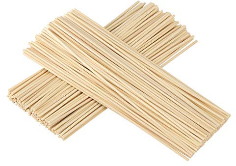 KATOOM 200stk Rattanstäbchen Raumduft Stäbchen Reed Diffuser Sticks Raumduftöl Stöcke für Raum Büro Zuhause Spa Fitness Aromatherapie