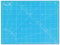 Elan A2 Cutting Mat Blue, 5-Ply Hobby Board for Crafts 60X45 CM, Self Healing Cutting Mat A2, Recycled PVC Craft Board for Sewing & Quilting