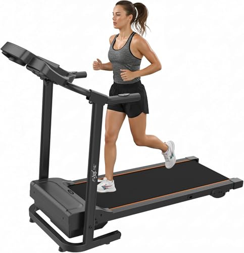 Evolve B1 Treadmills for Home Foldable with Incline & Handle – Running Treadmill for Home, Bluetooth Walking Pad Treadmill, Fold Up Treadmill with Hand Rail, Compact Walking Pad Incline Treadmill