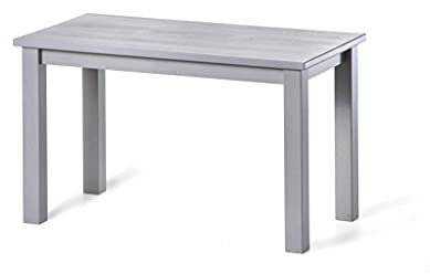Hagge Home Couchtisch Holz 75x38 Wohnzimmertisch Coffee Table Sofatisch Klein Kaffeetisch Modern Rechteckig Holztisch Grau