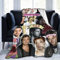 shenguang Sebastian Stan Bucky Barnes Weiche und Bequeme warme Fleecedecke für Sofa, Bett, Büroknieschoner, Bettwagen Camp Couch Gemütliche Plüschdecken