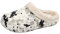 LUCKME Men's Clog Slipper Camo Waterproof EVA Fleece Lined House Slippers Comfy Warm Non Slip Indoor Outdoor Home Slippers Autumn Winter Walking Shoes UK Size 5.5-8.5