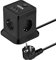 FDTEK 7 en 1 Multiprise Cube, Multiprise Electrique avec 4 Prises (2500W/10A) et 1 USB-C et 2 USB-A (5V/3.1A), Bloc Tour Multiprise de Courant avec Interrupteur pour Maison Bureau,Voyage, Câble 1,8 m