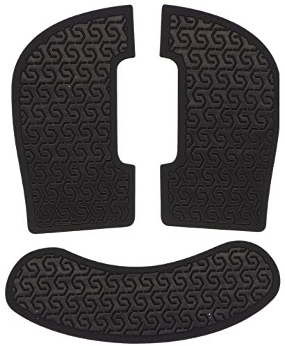 Corepad Soft Grips - Selbstklebende vorgeschnittene Anti-Rutsch Aufkleber für PC Gaming Mäuse (Black, Pulsar Xlite Wired/Wireless)