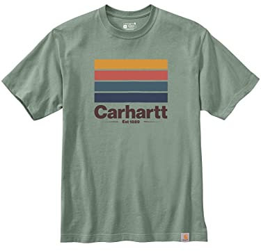 Carhartt Mens Line Graphic Short Sleeve T Shirt