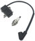 Zündspulen -Zündkerze for Husqvarna 125 128 12 5R 128R 125L 125E 128L 128LD 124L Trimmer Bursh Cutter Ersatzteile
