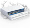 YuanLey Switch Poe a 8 Porte Gigabit Ethernet Impermeabile per Esterni Switch di Rete Non Gestito 1000Mbps, Alimentazione Integrata da 120 W, Supporto IEEE802.3af/at e Plug & Play