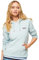 Superdry Essential Logo Hoodie Maillot de survêtement, Bleu Ciel d'hiver, 38 Femme