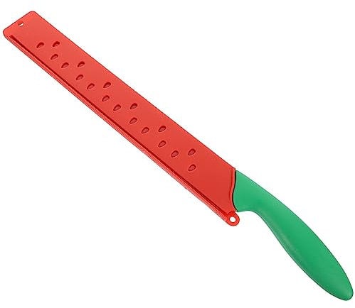 Warmhm Taglierina Per Anguria Seghettata Per Anguria Estesa Coltelli Per Anguria Con Manica Anguria Con Coltelli Da Frutta Lunghi Coltelli Da Pane Pane Guscio Duro In Acciaio