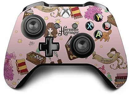 Head Case Designs Offizielle Harry Potter Hermione Muster Grafiken Vinyl Haut Gaming Aufkleber Abziehbild Abdeckung kompatibel mit Xbox One S/X Controller