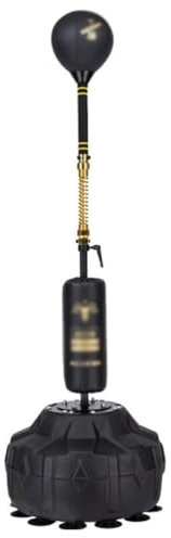 Cobra Reflex Bag Box-Speed-Bag Höhenverstellbarer Boxsack Von 150–180 cm Mit Ständer Und Sicheren Saugnäpfen Treffbares Zylindrisches Ziel