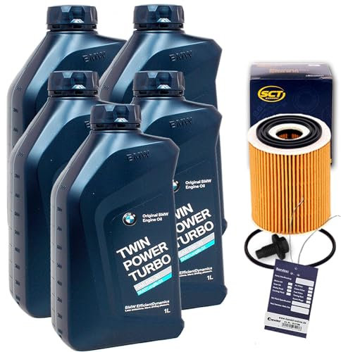 BandelOne enthält Ölfilter + 5W30 Öl 1.6 passend für Mini R50 R53 R52 Cooper One S Works