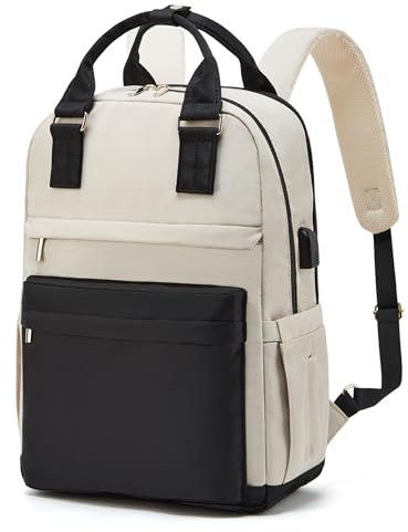 YTL Elegant Rucksack Damen Groß Schulrucksack Reiserucksack Backpack Women Teenager Mädchen Schultasche Abeitstasche 15,6 Zoll Laptop
