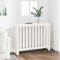 Lechnical Radiator Cover White 108.5x19x84 cm Solid Wood Pine,Radiator Cover,Radiator Cover Modern-822572