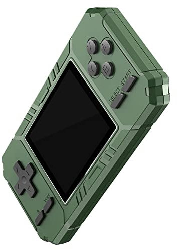 Fegtrtyoa Retro Portable Mini Handheld Game Console 8-Bit 3.0 Inch Color Screen LCD Game Player Built-in 500 Games-Green