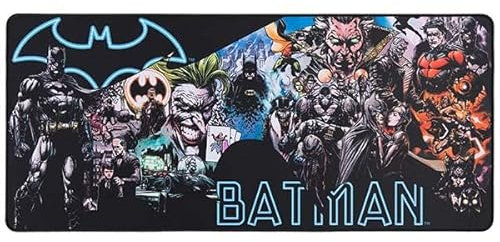 DC Comics Batman - Mouse Pad XXL 90 mm x 40 mm - Gift Batman gaming desk mat under official licence