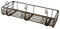 ecosoul PASSIO-60 - Fioriera da parete in metallo, 22/60/27 cm, in ferro, laccato color ruggine scuro per il fissaggio alla parete esterna, montaggio a parete, rettangolare allungata