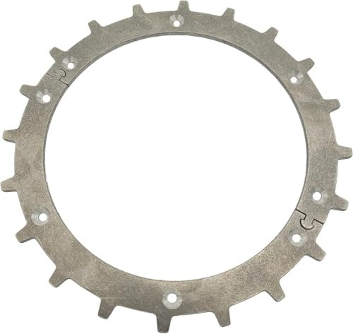 Wulkow ALUMINIUM Mähroboter Spikes - passend für GARDENA R38li R40li R45li R50li R70li R80li - Traktionshilfe ZWEITEILIG- einfache Montage - ENTGRATET - mit Edelstahl Schrauben - MADE IN GERMANY