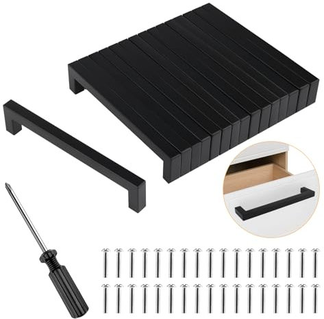 16 Stück Griffe für Küchengriffe 160mm Möbelgriff Edelstahl, Küchengriffe schubladengriffe mit Schrauben und Installationswerkzeugen Geeignet für küchenschränke, Küche, Möbel und Wohndekoration