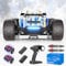 EVARY Ferngesteuertes Auto 1:16 Bürstenloser Motor 60+ km/h, 4WD RC Monstertruck mit Farbiges Licht, 2 Akku, 2.4-GHz All-Terrain Rennauto, Crawler Spielzeug Geschenk für Kinder