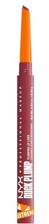 NYX Professional Makeup Lippenkonturenstift für natürlich aufgepolsterte Lippen und Sofort-Effekt, Mit Capsicum und Ingwer, Duck Plump Plumping Lip Liner, Farbton: 03 Flirty Flip